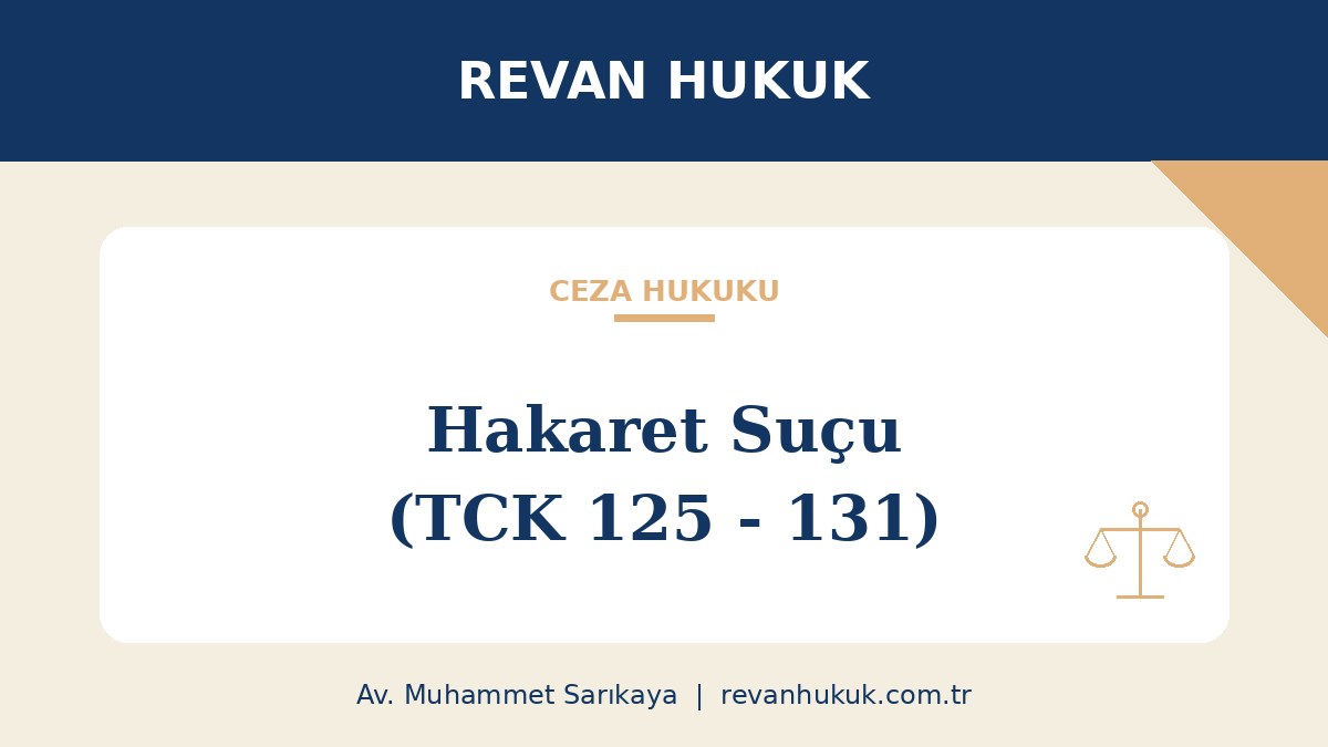 Hakaret Suçu