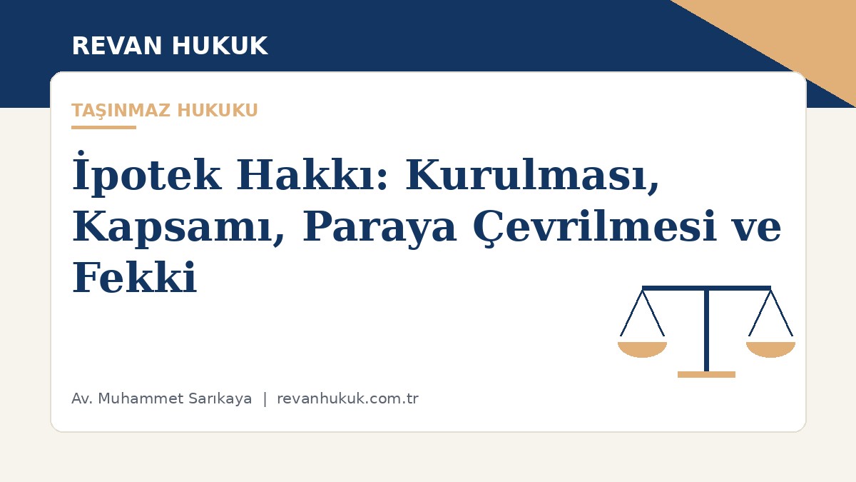İpotek Hakkı